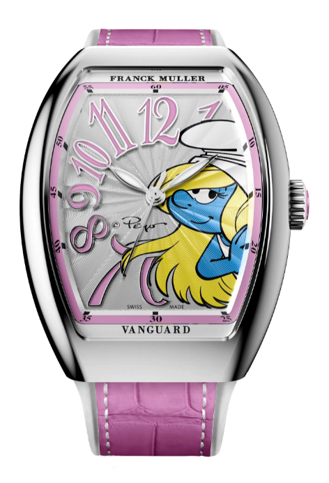 Buy Franck Muller Vanguard Smurfette Replica Watch for sale Cheap Price V 32 SC AT FO SMURFETTE (RS)